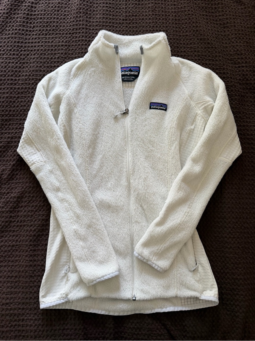 Patagonia Women's White Full-Zip Fleece Jacket